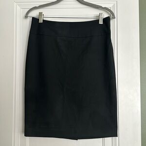 The Limited black pencil skirt, with side zip and back slit / size 2.